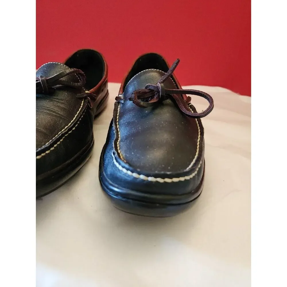 COLE HAAN MOCCASIN LOAFER C08940 BROWN LEATHER SIZE 12 M